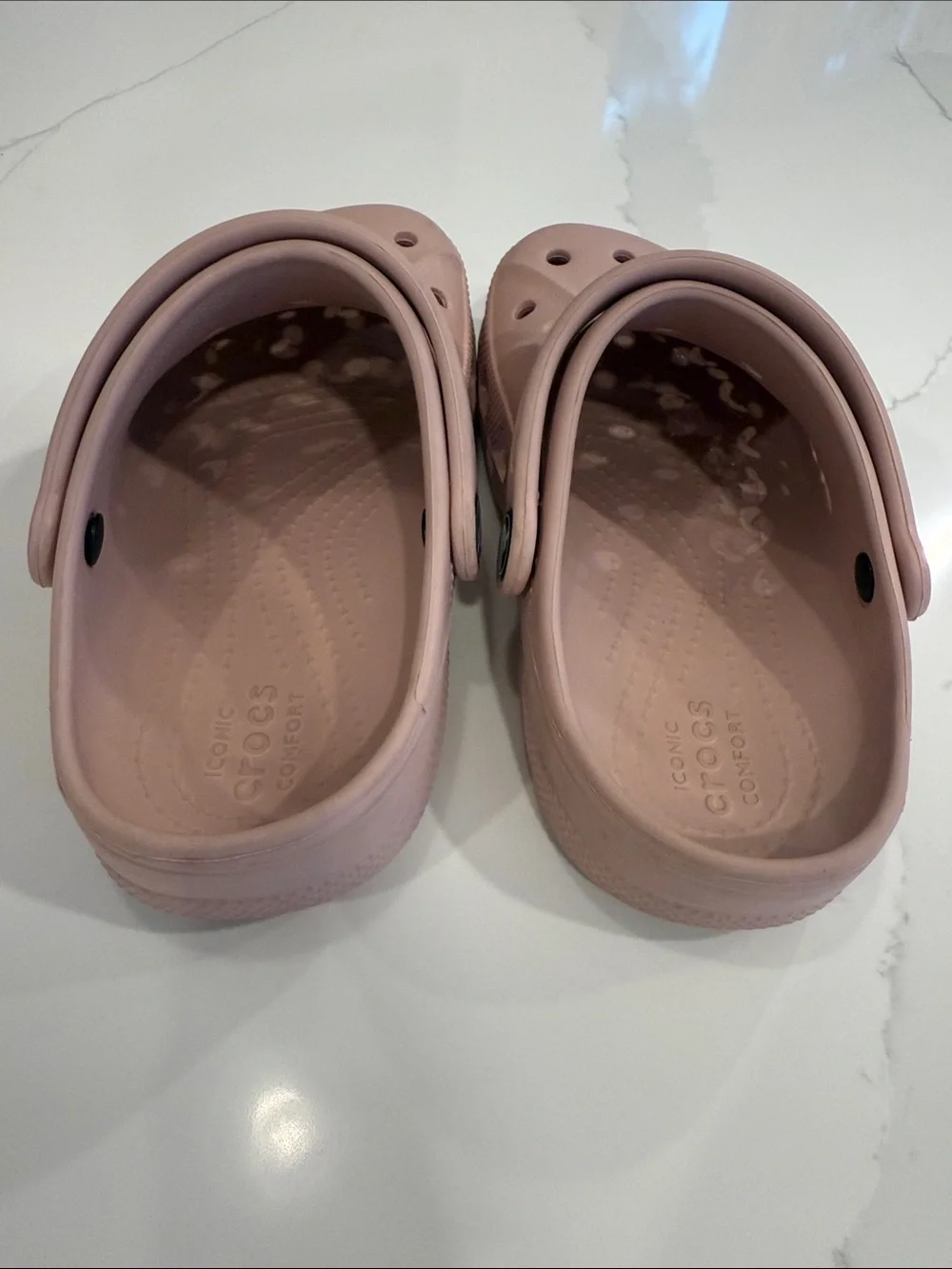 CROCS Kids' Classic Clog in Dusty Rose Size J1